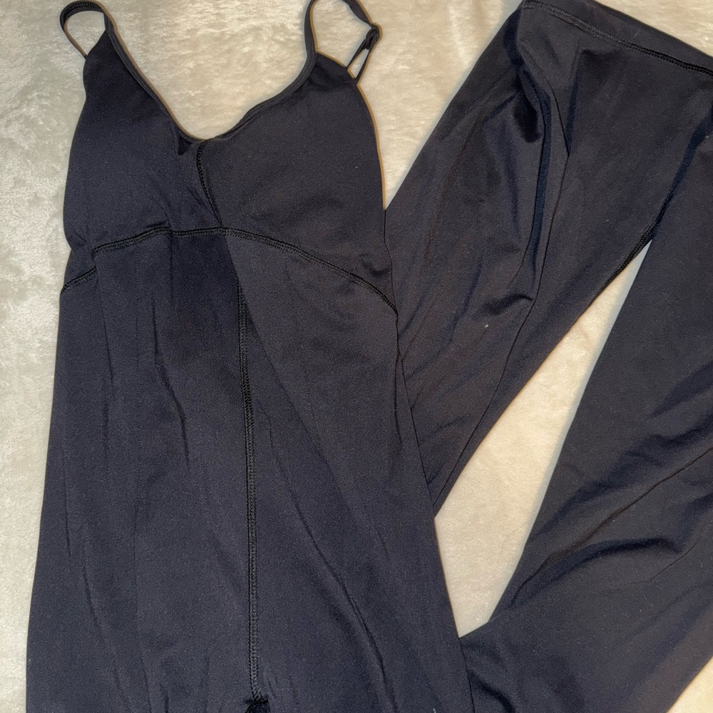 Black Sleeveless Jumpsuit